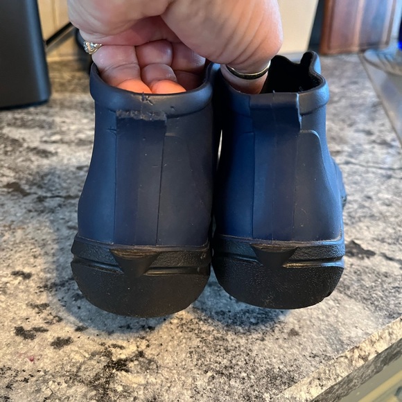 Sloggers Womens Rubber Ankle Gardening Rain Boots Booties Navy Blue US 6/EUR 36 - Picture 4 of 9
